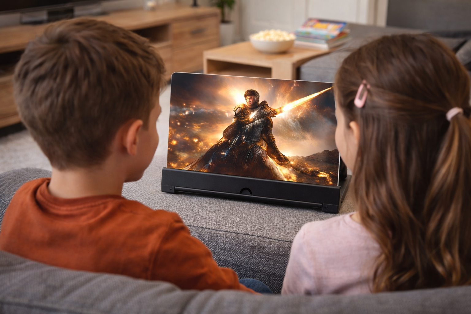 Komfortables Smartphone-Sehen